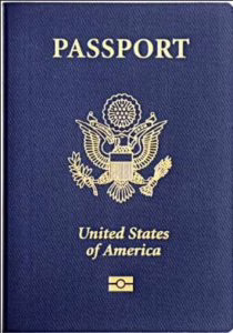 Close picture of a passport